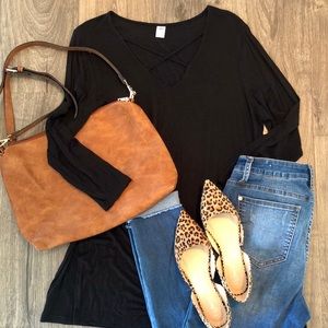 Old Navy Cross Front Detail Tunic